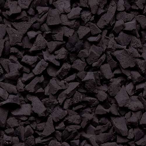 WPR Rubber Crumb Charcoal Natural finish