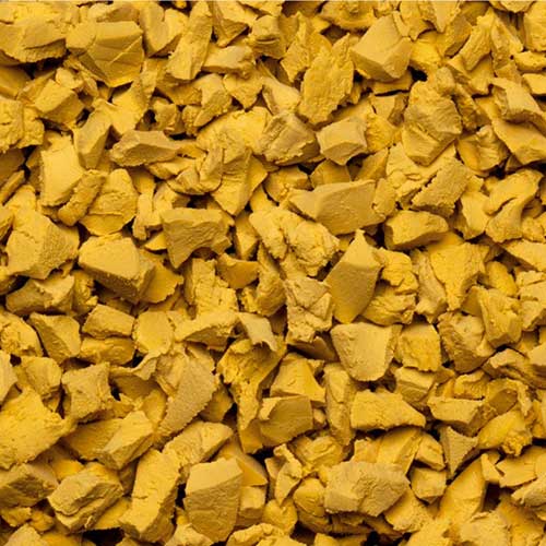WPR Rubber Crumb Yellow Bright finish