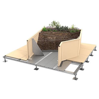 TerraSmart Eiger Porcelain Planter System render