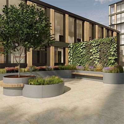 Roof Terrace Planters