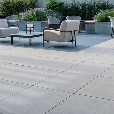 Roof Terrace Rail Paving